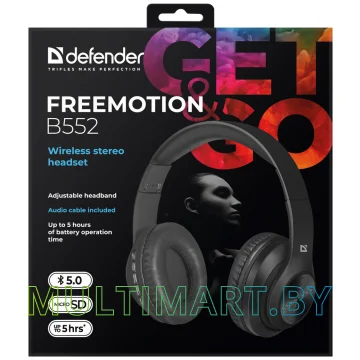 Наушники Defender FreeMotion B552 картинка 6